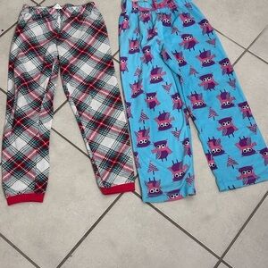 Girls Pajamas Bottom Pants Winter size 7/8.